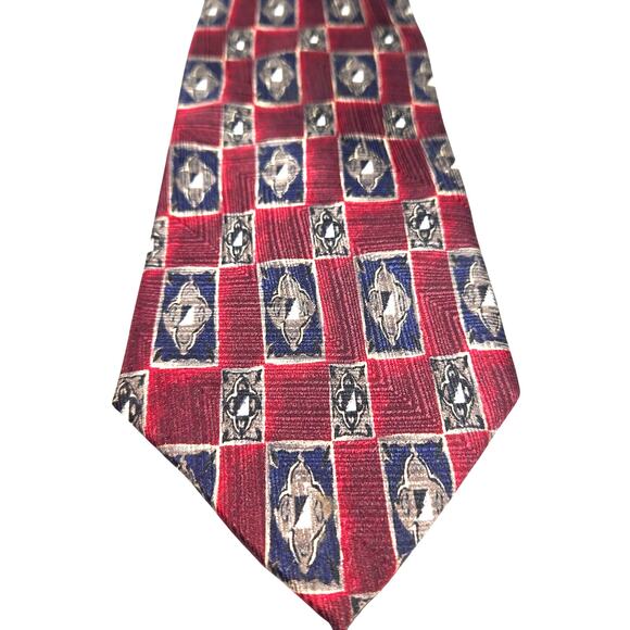 J. Z. Richards 100% Silk Luxury Fashion Tie 3 3/4 wide 60 long - Picture 1 of 3
